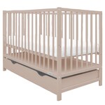 Dječji krevetić s ladicom New Baby BASIC kašmir