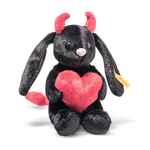 STEIFF Hoppie rabbit - little devil black 14 cm