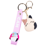 Squishmallows FIZZ Prívesok na kľúče - Kocúr Cam