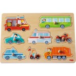 Haba Drevené vkladacie puzzle Dopravné prostriedky