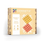 CONNETIX® Rainbow Lemon &amp; Peach  Base Plate 2ks