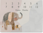 Ceba Podloga mejnikova za fotografiranje (92x72) Basic Elephant Family