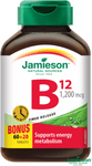Jamieson Vitamin B12 Methylcobalamin 1200 mcg, verzögerte Freisetzung, 80 Tabletten