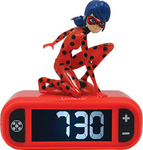 Lexibook Wecker mit 3D-Nachtlicht Miraculous Ladybug