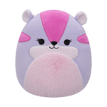 SQUISHMALLOWS Fialovo-ružový chipmunk - Tamara
