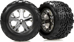 Traxxas kolo 2.8", All-Star strieborný disk, 29mm, pneu Talon (pár)