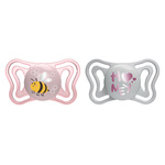 CHICCO Chupete Physio Light silicona niña 2-6m, 2 uds