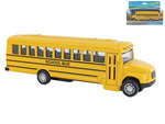2-Play Traffic školský autobus americký 14cm kov spätný chod