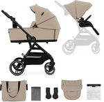 KINDERKRAFT SELECT Cochecito combinado Yoxi 2en1 Sand Beige