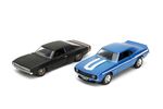 Rýchlo a zbesilo Twin Pack Chevrolet Camaro 1969 a Dodge Charge Wide Body 1968, 1:32 Wave
