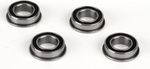 Losi ložisko chróm guma s prírubou 8x14x4mm (4)
