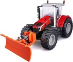 Maisto RC - Massey Ferguson Traktor s radlicou so svetlami, 2,4 GHz