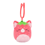 SQUISHMALLOWS Kulcstartó Eper macska - Olma