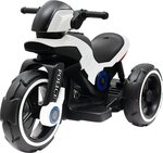 Detská elektrická motorka Baby Mix POLICE biela