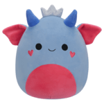 SQUISHMALLOWS Modroružový škriatok - King Kin, 13 cm
