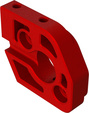 Arrma-Motorbrett-Spindelplatte, rot