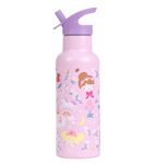 A Little Lovely Company - Edelstahl-Trinkflasche, 500 ml - Prinzessinnen