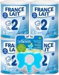 France Lait 2 so železom + DHA 6-12 mesiacov 4x400g + Dr. Brown’s Hryzadlo Flexees Friends