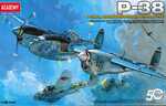 Modellbausatz Flugzeug 12282 - P-38 KOMBINATIONSVERSION (1:48)