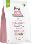 Krmivo Brit Care Dog Sustainable sensitive Insoct &amp; Fish 3kg