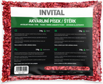 Akvarijný štrk červený 4-8mm 3kg