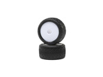 Losi koleso s pneu BK Bar, zadný, biely disk (2): Mini-B