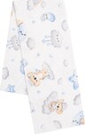 Pañal de franela con estampado New Baby koala azul 70x80