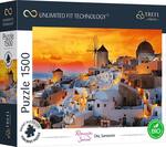 Trefl Prime Puzzle 1500 UFT - Romantischer Sonnenuntergang: Oia, Santorini