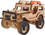 Woodcraft Drevené 3D puzzle Jeep