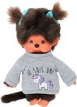 Monchhichi Mončiči Mončiči Mädchen im Pullover mit Einhorn 20cm