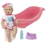 Bábika čurajúca set s vaničkou 41cm