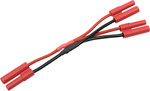 Kábel Y paralelný 2.0mm pozlátený 14AWG 12cm