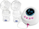 CHICCO Odsávačka materského mlieka elektrická Double Pink