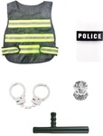 POLIZIA - Gilet della polizia con manganello