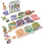 KukiKuk 80056 - Velké puzzle loto Výlet do ZOO