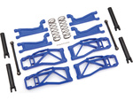 Комплект окачване на колела Traxxas син (за WideMaxx)