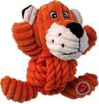 Hračka Dog Fantasy Safari tiger s uzlom pískací 18cm