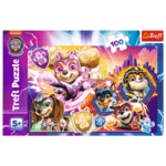 Trefl Puzzle 100 dielikov - Zoznámte sa so silnými šteňatami /PAW PATROL: THE MIGHTY MOVIE