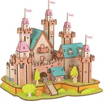 Woodcraft Drevené 3D puzzle Hrad v raji