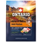 Krmivo Ontario Adult Medium Fish &amp; Brown Rice 2,25kg