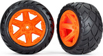 Traxxas koleso 2.8", disk RXT oranžový, pneu Anaconda (2WD zadné) (2)