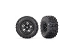 Traxxas koleso 2.8", disk čierny, pneu Sledgehammer (zadný) (2)