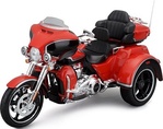 Maisto - H-D Trikes - 2021 CVO Tri Glide, metal oranžová, 1:12