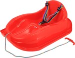 Plastové sánky s operadlom Baby Mix MINI červené