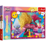 Trefl Puzzle 100 Glitter - Trblietaví Trollovia / Universal Trolls 3 (2023)