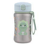 SKIP HOP Bottiglia con cannuccia in acciaio inox Besties Squad Dino 12m+