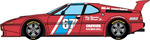 SCX Originálne BMW M1 Crevier Racing