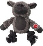 Hračka Dog Fantasy Snuggle mix zvierat s uzlami a pískatkom 21cm