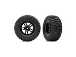 Traxxas колело 2.2/3.0", джанта SCT Split-Spoke черен, гума Kumho (2) (4WD f/r, 2WD r)
