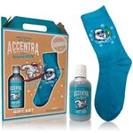 ACCENTRA Set da bagno Men's Collection Winter Edition con un paio di calzini Legno di cedro 150ml